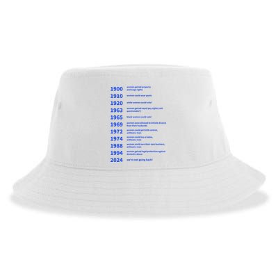 Women Rights Gained By Date Motivation Sustainable Bucket Hat