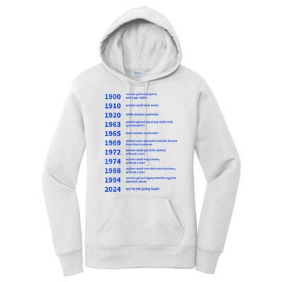 Women Rights Gained By Date Motivation Women's Pullover Hoodie