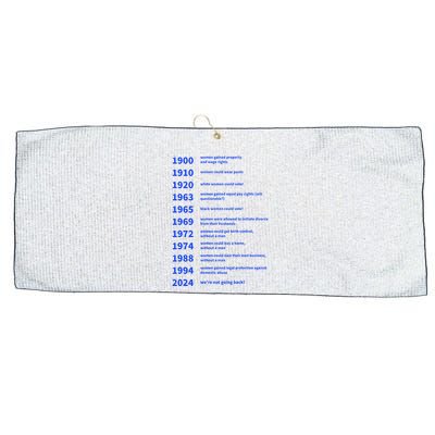 Women Rights Gained By Date Motivation Large Microfiber Waffle Golf Towel