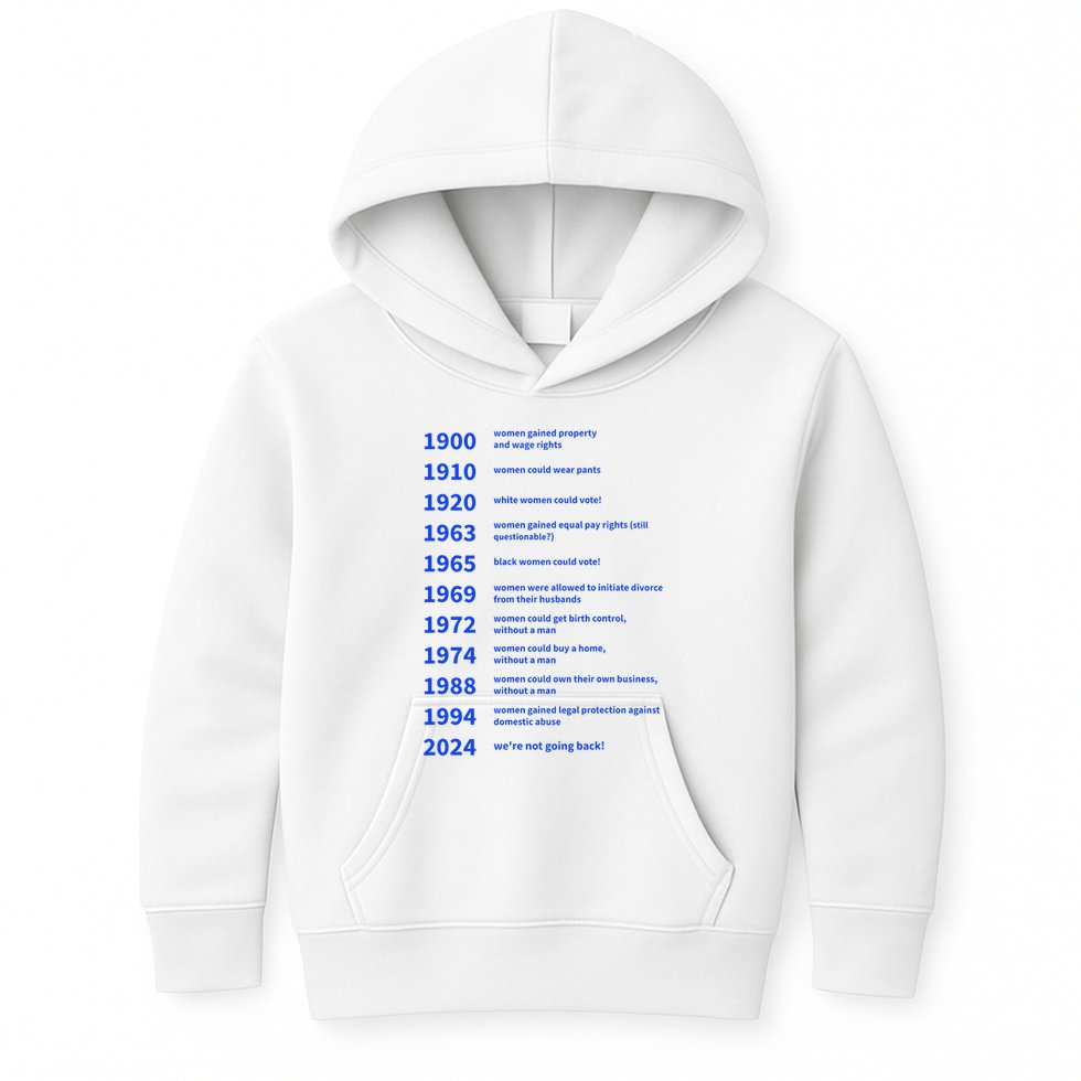 Women Rights Gained By Date Motivation Kids Hoodie