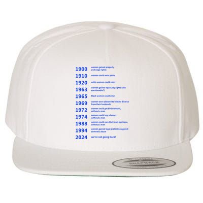 Women Rights Gained By Date Motivation Wool Snapback Cap