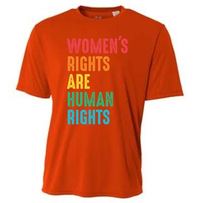 Wos Rights Hu Rights Feminist Gender Equality Gift Cooling Performance Crew T-Shirt