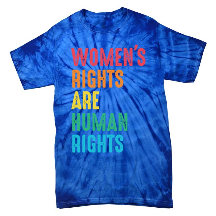 Wos Rights Hu Rights Feminist Gender Equality Gift Tie-Dye T-Shirt