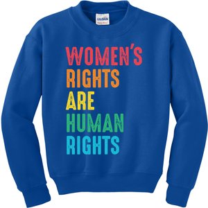 Wos Rights Hu Rights Feminist Gender Equality Gift Kids Sweatshirt