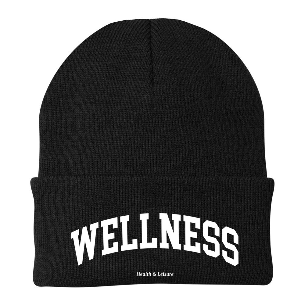Wellness Retro Health Club Sporty 90s Athleisure Aesthetic Meaningful Gift Beanie