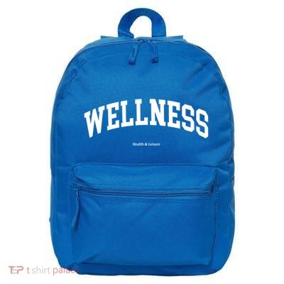 Wellness Retro Health Club Sporty 90s Athleisure Aesthetic Meaningful Gift 16 in Basic Backpack