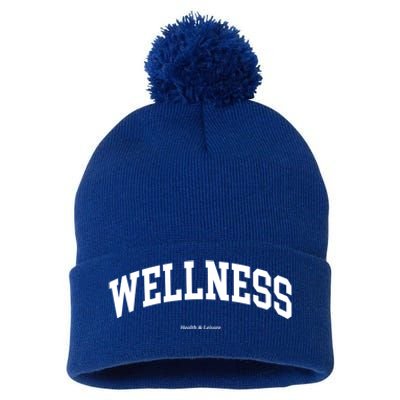 Wellness Retro Health Club Sporty 90s Athleisure Aesthetic Meaningful Gift Pom Pom 12in Knit Beanie