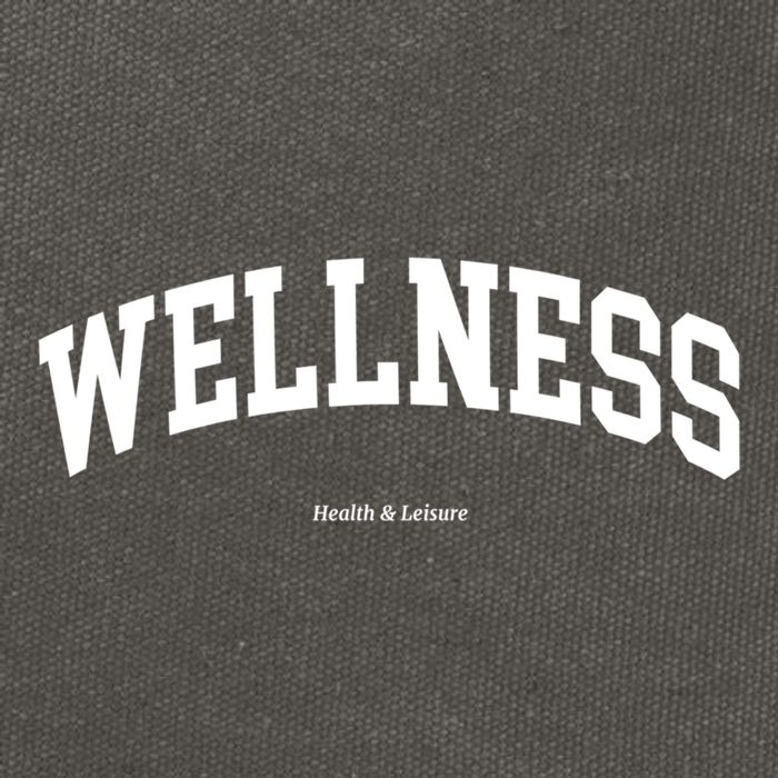 Wellness Retro Health Club Sporty 90s Athleisure Aesthetic Meaningful Gift Cotton Canvas Backpack