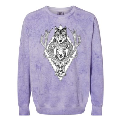 Wolf Ram Hart Colorblast Crewneck Sweatshirt