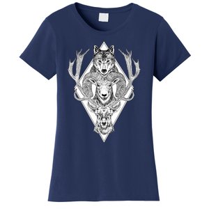 Wolf Ram Hart Women's T-Shirt