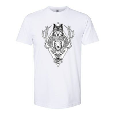 Wolf Ram Hart Softstyle® CVC T-Shirt