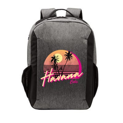 Womens Retro Havana Cuba California Beach Sunset Vector Backpack