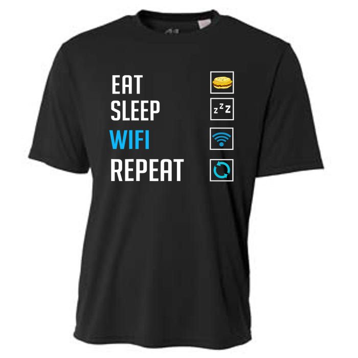 Wifi Router Internet Password Quotes Computer Wlan Cooling Performance Crew T-Shirt