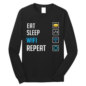 Wifi Router Internet Password Quotes Computer Wlan Long Sleeve Shirt