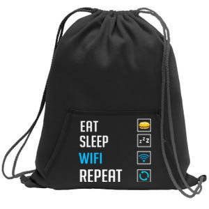 Wifi Router Internet Password Quotes Computer Wlan Sweatshirt Cinch Pack Bag