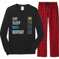 Wifi Router Internet Password Quotes Computer Wlan Long Sleeve Pajama Set