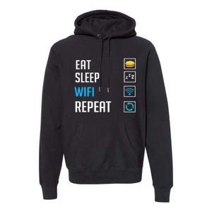 Wifi Router Internet Password Quotes Computer Wlan Premium Hoodie