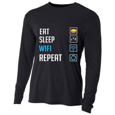 Wifi Router Internet Password Quotes Computer Wlan Cooling Performance Long Sleeve Crew