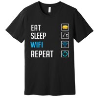 Wifi Router Internet Password Quotes Computer Wlan Premium T-Shirt