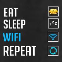 Wifi Router Internet Password Quotes Computer Wlan Trucker Hat