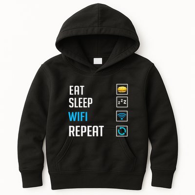 Wifi Router Internet Password Quotes Computer Wlan Kids Hoodie