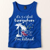 Womens Retirement It's 5 O'Clock Everywhere I'm Retired Summer Tank Top