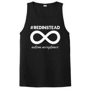 Wear Red Instead Acceptance Of Autism Autistic PosiCharge Competitor Tank