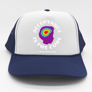 Wear Red Instead In April For REDinstead Autism Awareness Trucker Hat