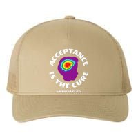 Wear Red Instead In April For REDinstead Autism Awareness Yupoong Adult 5-Panel Trucker Hat