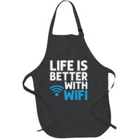 Wifi Router Internet Password Quotes Computer Wlan Full-Length Apron With Pockets