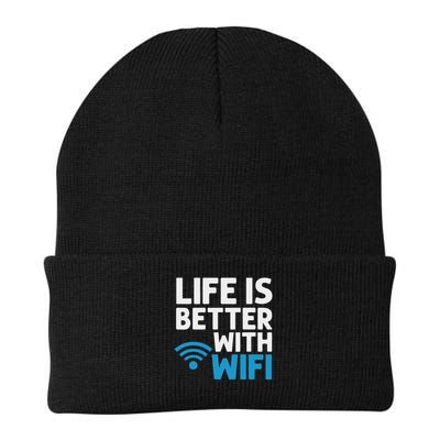 Wifi Router Internet Password Quotes Computer Wlan Knit Cap Winter Beanie