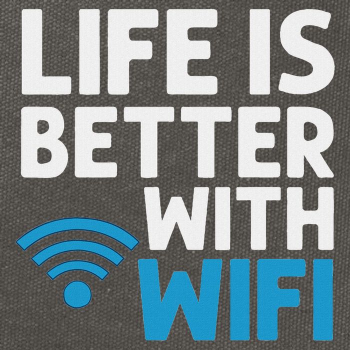 Wifi Router Internet Password Quotes Computer Wlan Cotton Canvas Backpack
