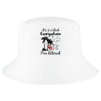 Womens Retirement It's 5 O'Clock Everywhere I'm Retired Summer Cool Comfort Performance Bucket Hat