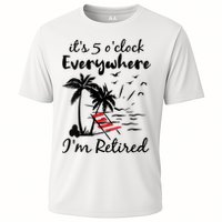 Womens Retirement It's 5 O'Clock Everywhere I'm Retired Summer Performance Shirt