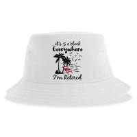 Womens Retirement It's 5 O'Clock Everywhere I'm Retired Summer Sustainable Bucket Hat