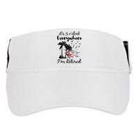 Womens Retirement It's 5 O'Clock Everywhere I'm Retired Summer Adult Drive Performance Visor