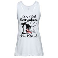 Womens Retirement It's 5 O'Clock Everywhere I'm Retired Summer Ladies Essential Flowy Tank