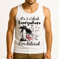 Womens Retirement It's 5 O'Clock Everywhere I'm Retired Summer Tank Top