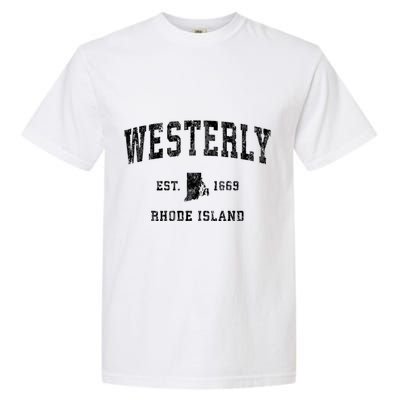 Westerly Rhode Island Ri Vintage Sports Garment-Dyed Heavyweight T-Shirt