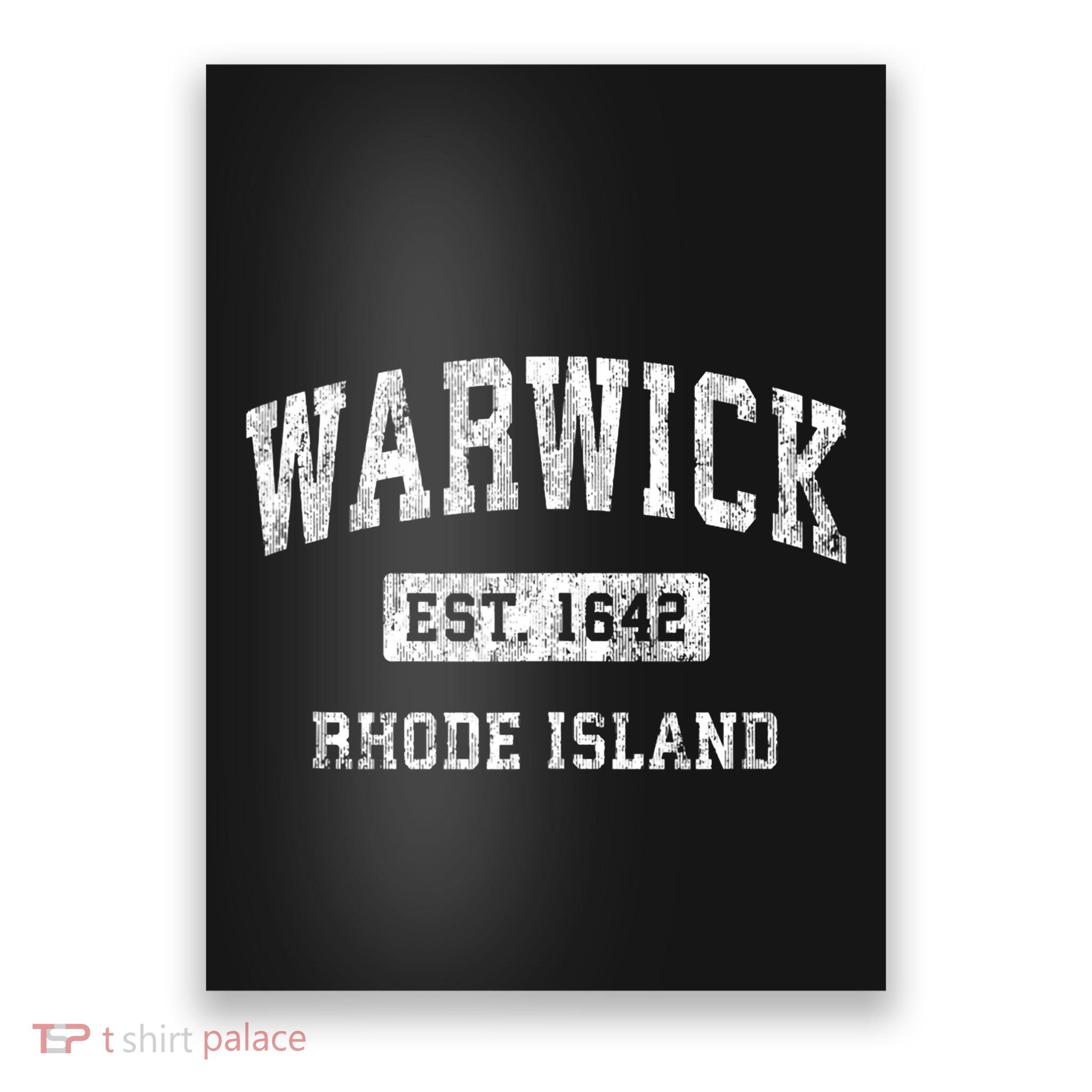 Warwick Rhode Island Ri Vintage Established Sports Poster