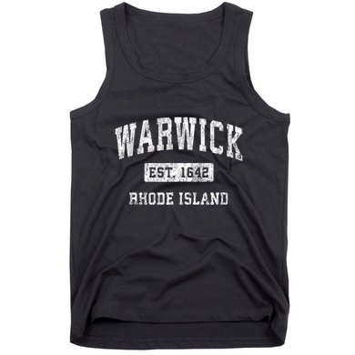 Warwick Rhode Island Ri Vintage Established Sports Tank Top