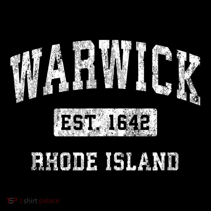 Warwick Rhode Island Ri Vintage Established Sports Tank Top