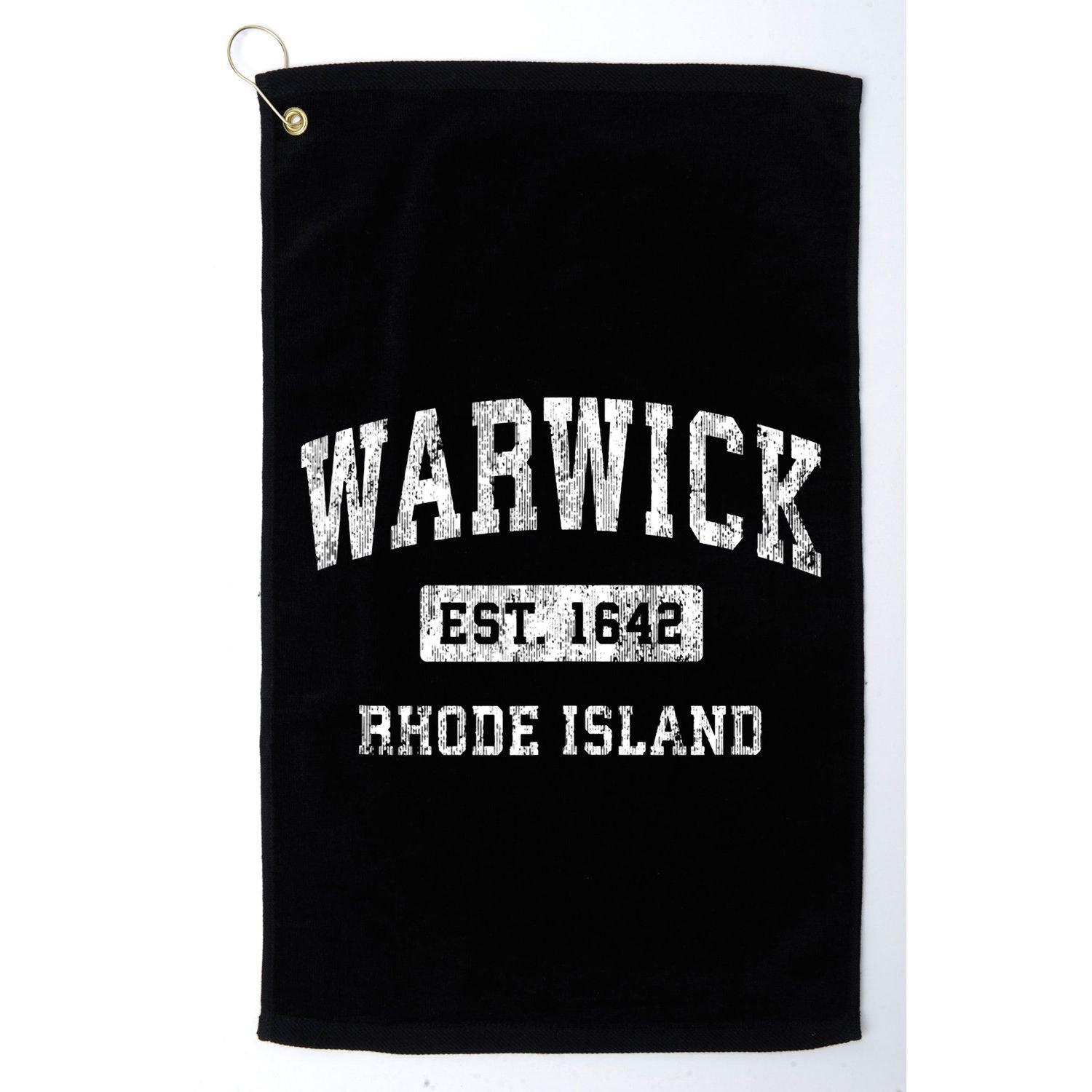Warwick Rhode Island Ri Vintage Established Sports Golf Towel