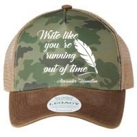 Write Like You're Running Out Of Time - Alexander Hamilton Quote Legacy Tie Dye Trucker Hat