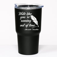 Write Like You're Running Out Of Time - Alexander Hamilton Quote Tumbler