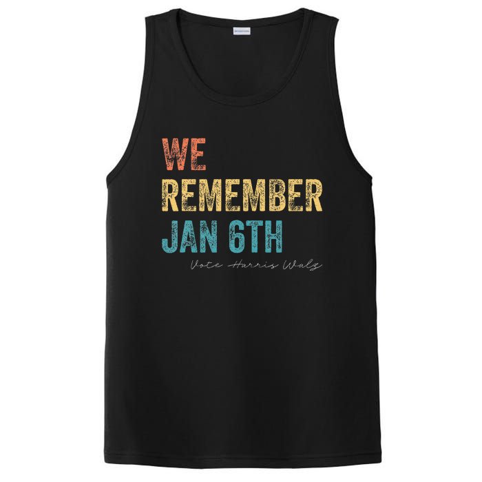 We Remember Jan 6th Vote Harris Walz 2024 PosiCharge Competitor Tank