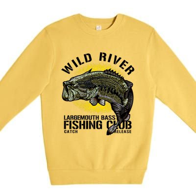 Wild River Largemouth Bass Fishing Club Premium Crewneck Sweatshirt