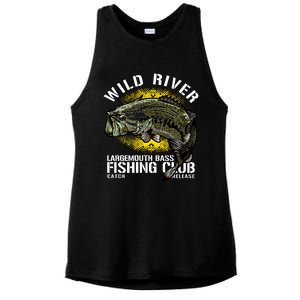 Wild River Largemouth Bass Fishing Club Ladies PosiCharge Tri-Blend Wicking Tank