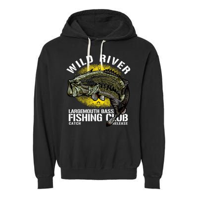 Wild River Largemouth Bass Fishing Club Garment-Dyed Fleece Hoodie