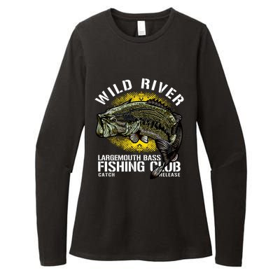 Wild River Largemouth Bass Fishing Club Womens CVC Long Sleeve Shirt